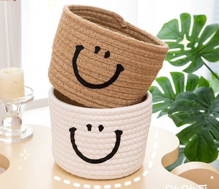 The Smiley Storage Basket