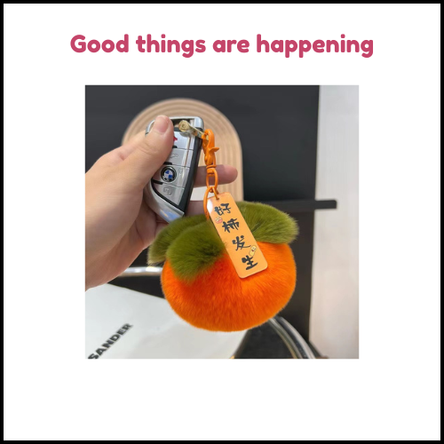 Persimmon Blessings Keychains