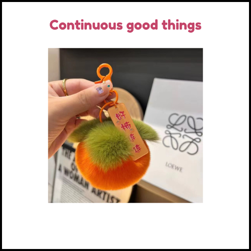 Persimmon Blessings Keychains
