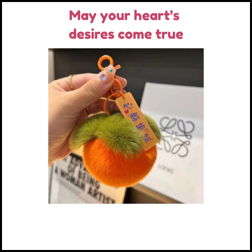 Persimmon Blessings Keychains