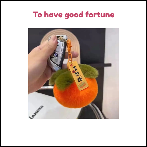 Persimmon Blessings Keychains