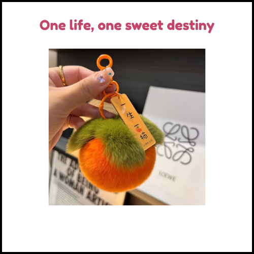 Persimmon Blessings Keychains