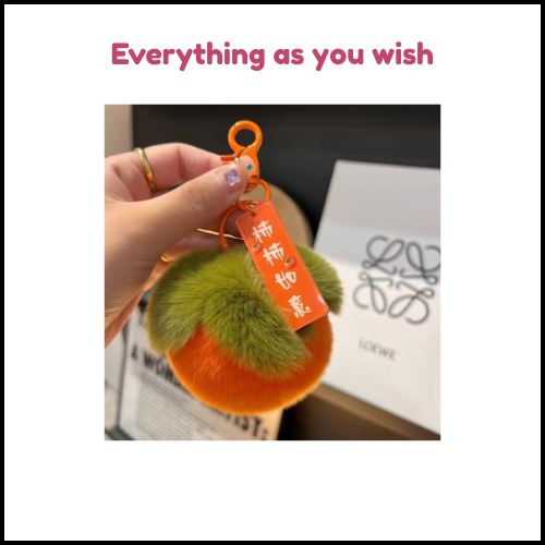 Persimmon Blessings Keychains