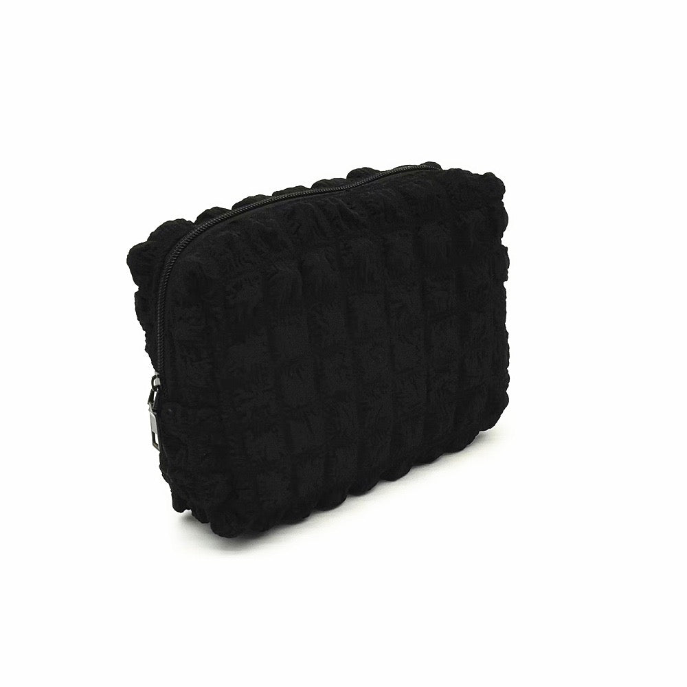 Puff-Quilted Large Makeup Bag